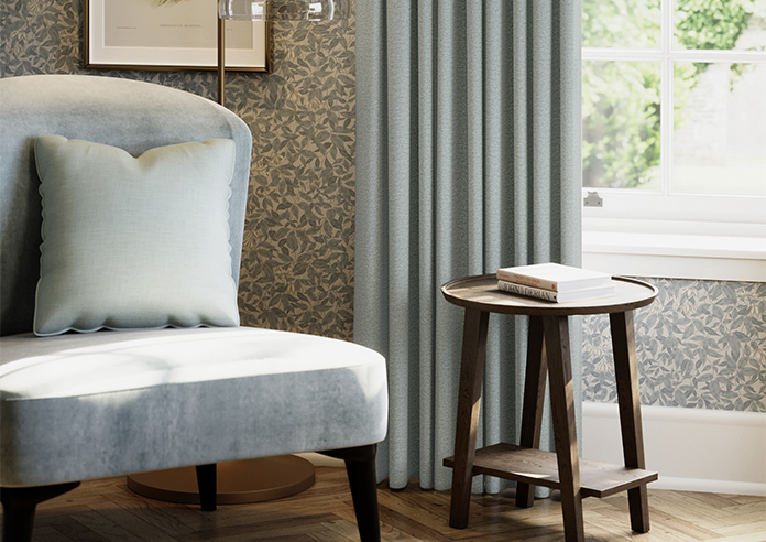 Stamford, Seafoam - Made to Measure Curtains - Image 5